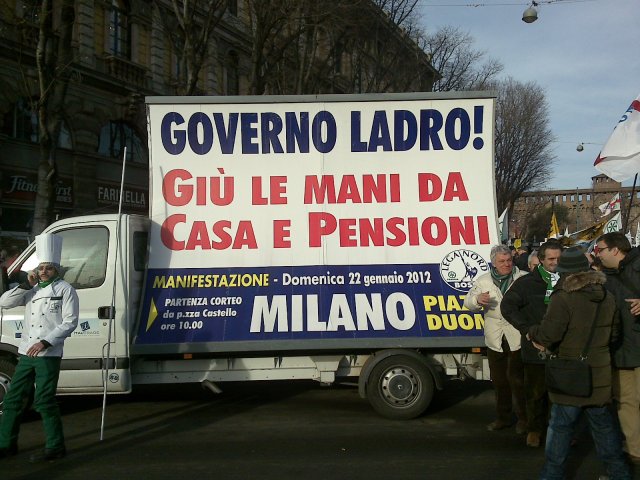 Milano - Manifestazione 20 gennaio 2012