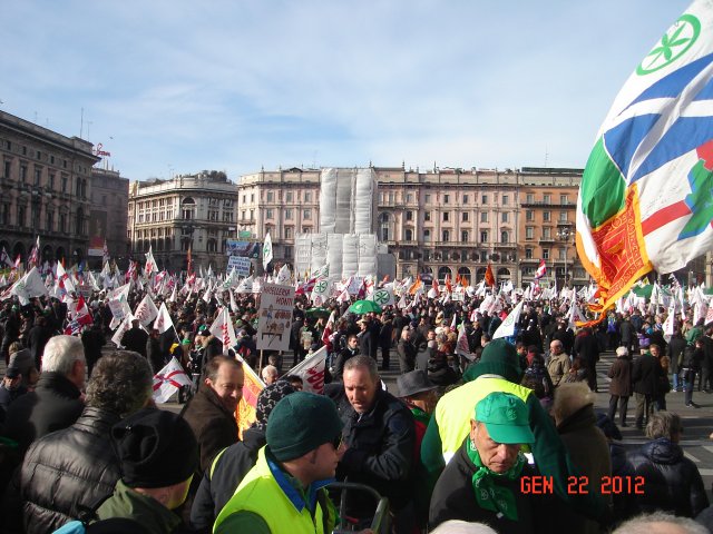 Milano - Manifestazione 20 gennaio 2012