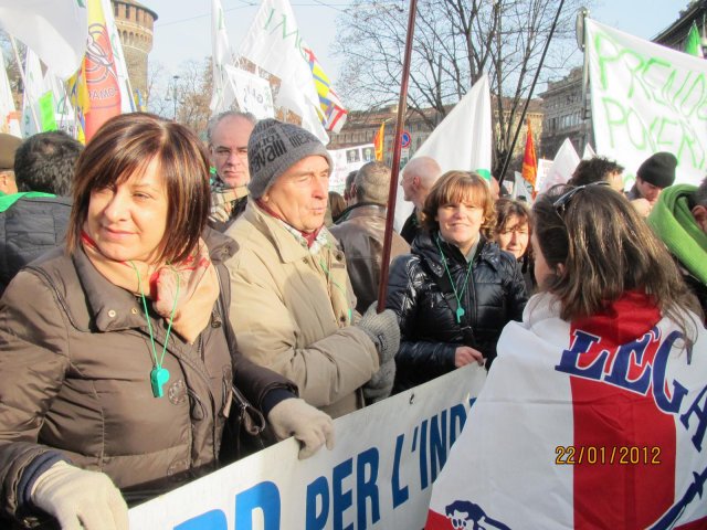 Milano - Manifestazione 20 gennaio 2012
