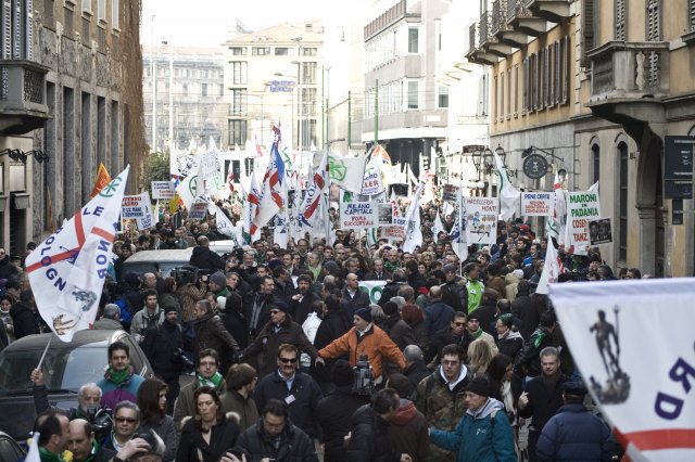 Milano - Manifestazione 20 gennaio 2012